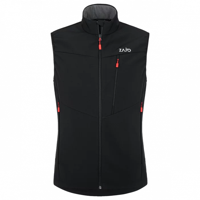 Ľahká a vetruodolná softshellová vesta.