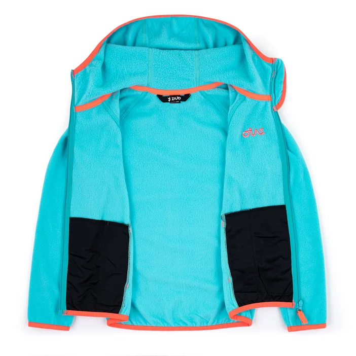 Teplá detská flisová Polartec bunda.