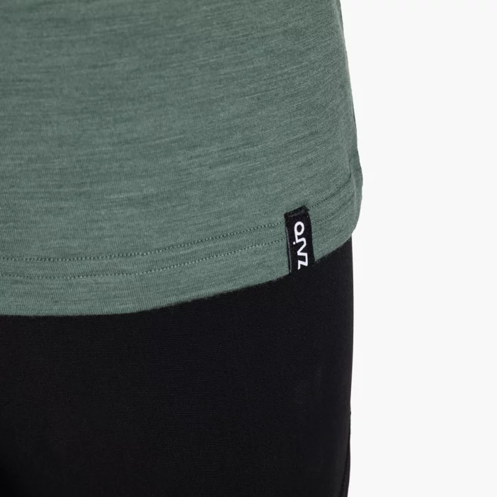 Voľné tričko s átkymi rukávmi z prvotriednej merino vlny