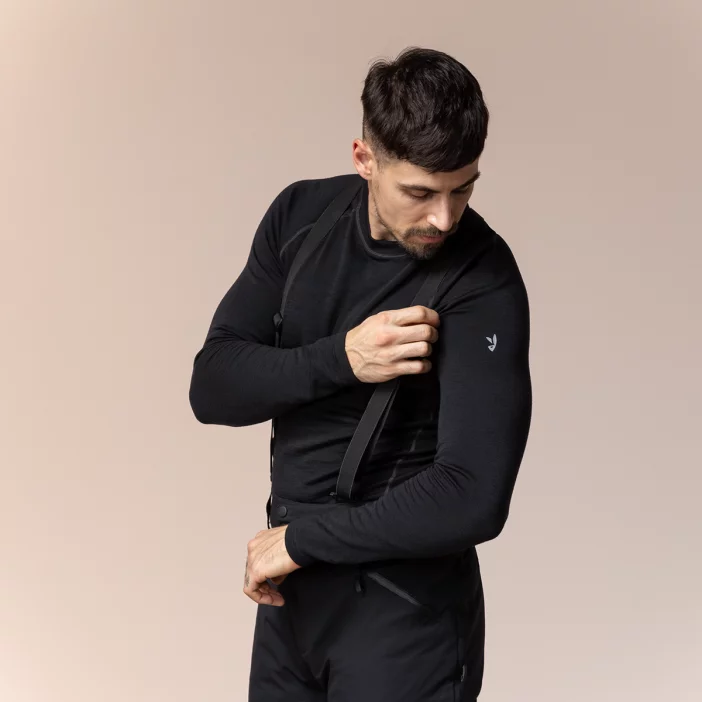 Hrejivá spodná vrstva s dlhým rukávom z merino vlny