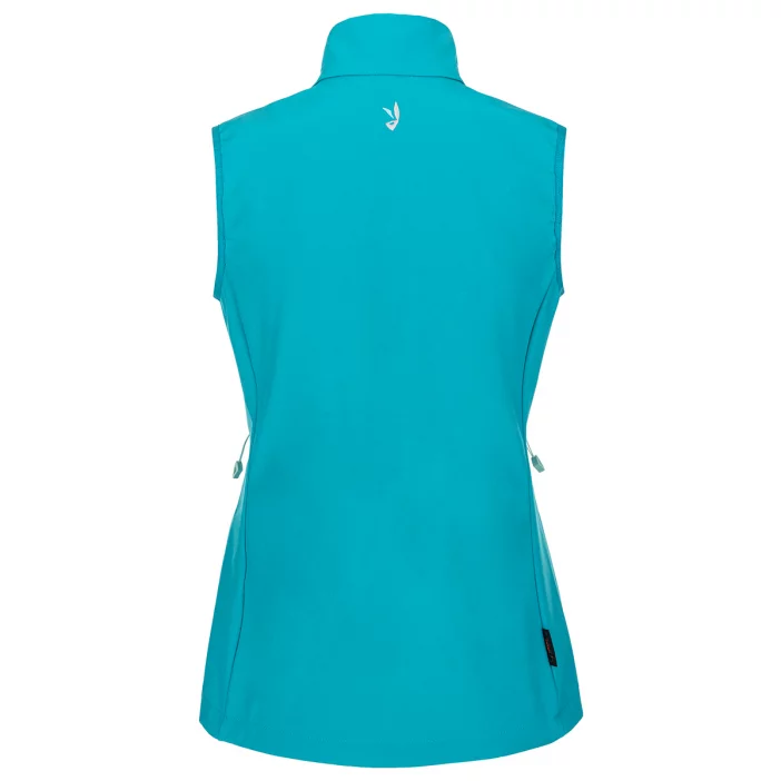 Ľahká a vetruodolná softshellová vesta