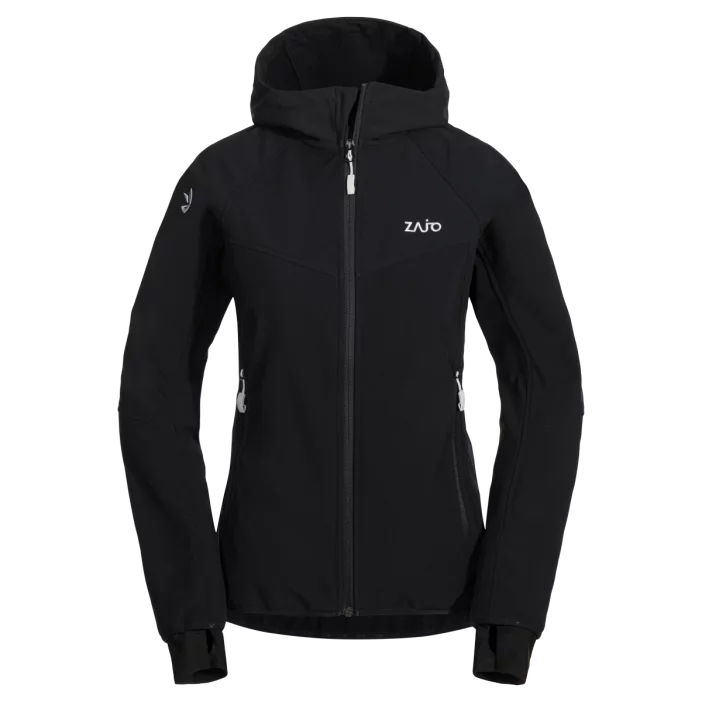 Zateplená a vetruodolná dámska softshellová bunda.