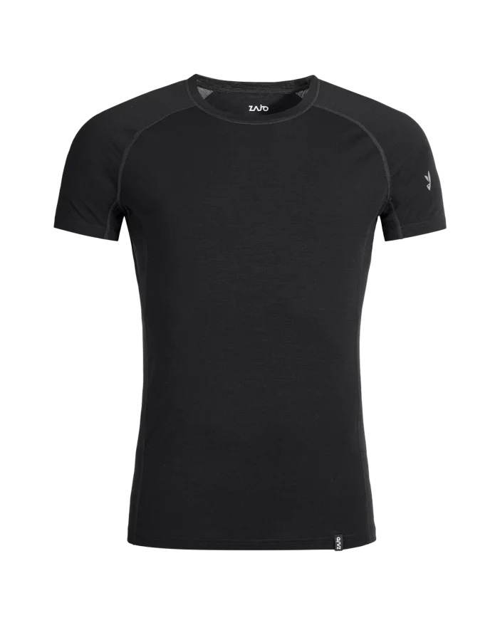 Krátkorukávové tričko z jemnej merino vlny.