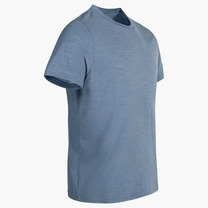 Voľné tričko s átkymi rukávmi z prvotriednej merino vlny