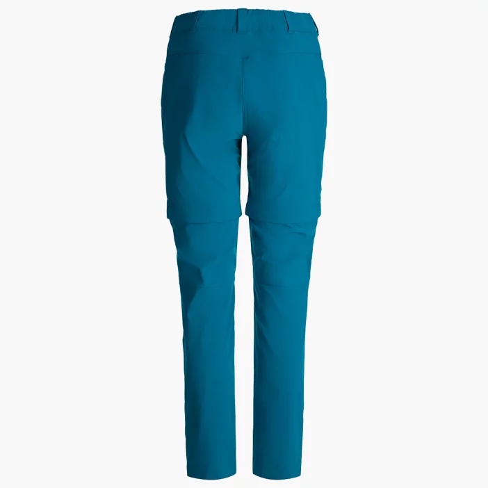 Odolné dámske turistické nohavice prispôsobiteľné na šortky.