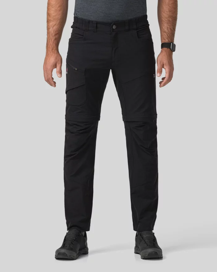 Odolné pánske turistické nohavice. prispôsobiteľné na šortky