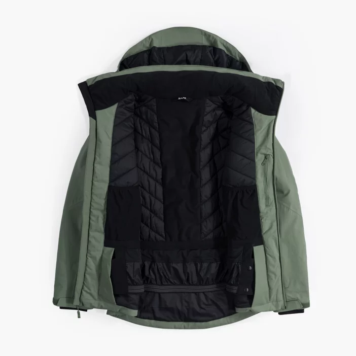 Odolná a nepremokavá lyžiarska bunda.