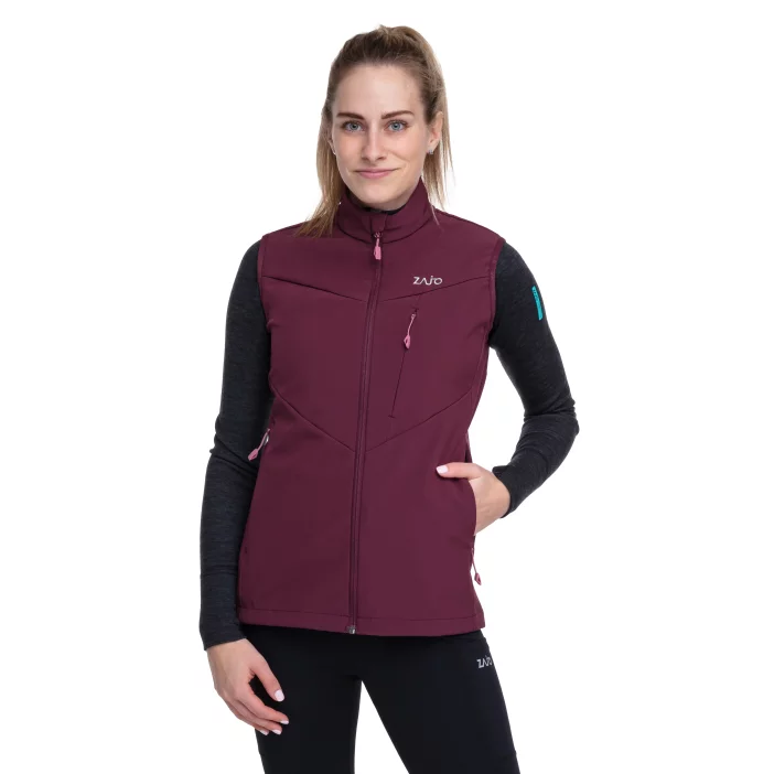 Ľahká a vetruodolná softshellová vesta