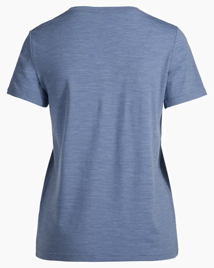 Voľné tričko s átkymi rukávmi z prvotriednej merino vlny