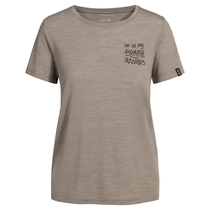 Voľné tričko s átkymi rukávmi z prvotriednej merino vlny