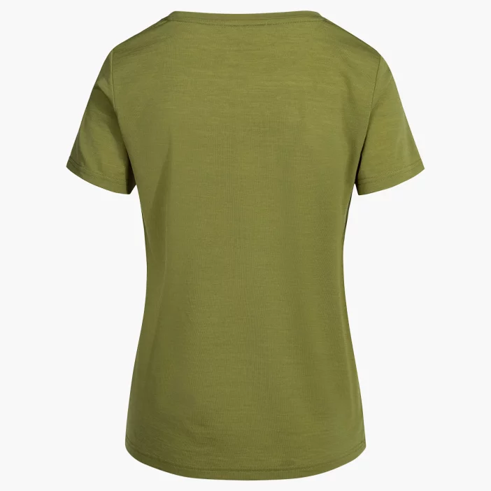 Voľné tričko s átkymi rukávmi z prvotriednej merino vlny