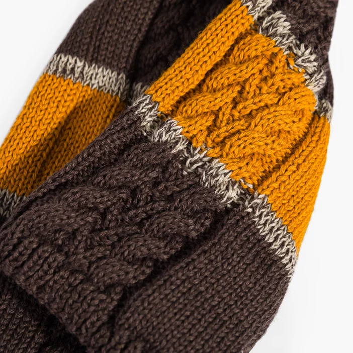 Teplá vlnená zimná čiapka.