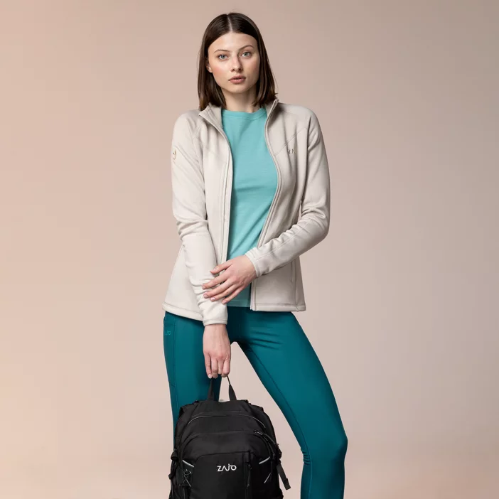 Strečová a hrejivá flisová Polartec bunda