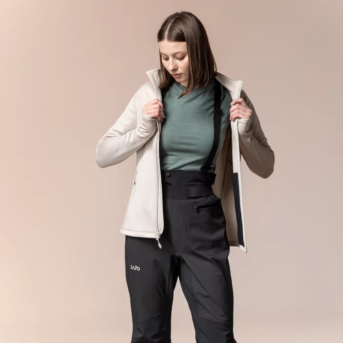 Strečová a hrejivá flisová Polartec bunda