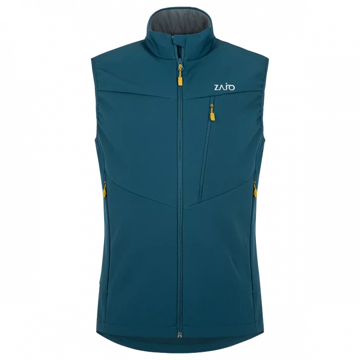 Ľahká a vetruodolná softshellová vesta.