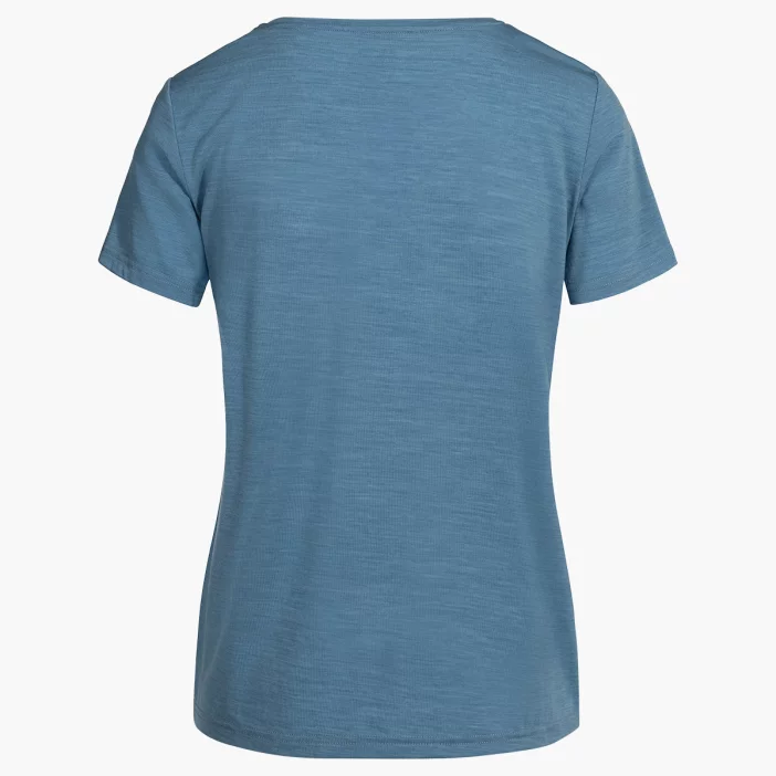 Voľné tričko s átkymi rukávmi z prvotriednej merino vlny