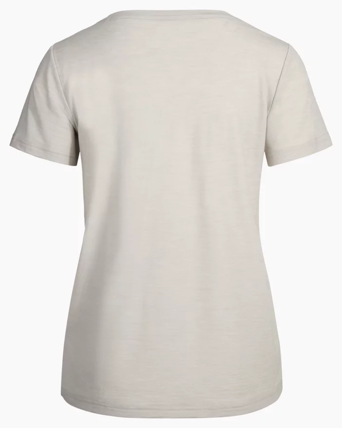 Voľné tričko s átkymi rukávmi z prvotriednej merino vlny