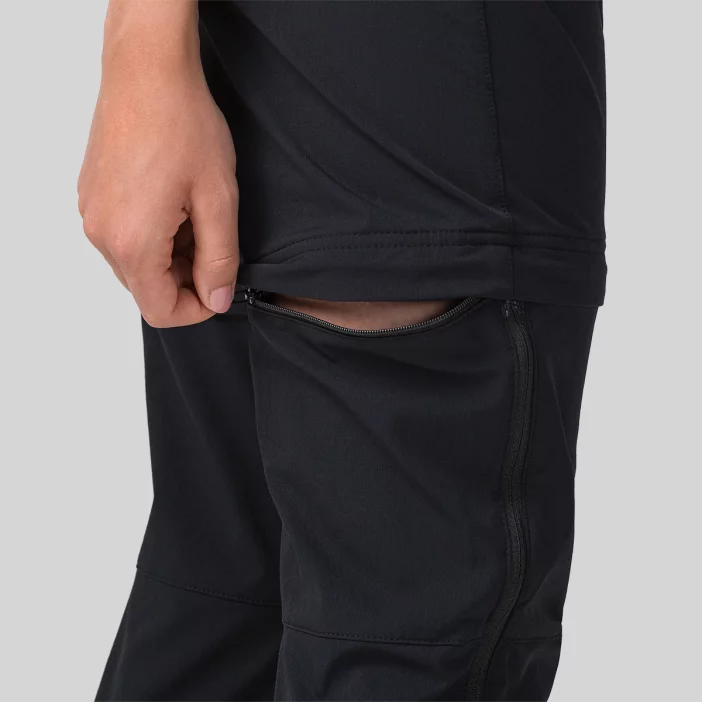 Odolné dámske turistické nohavice prispôsobiteľné na šortky.