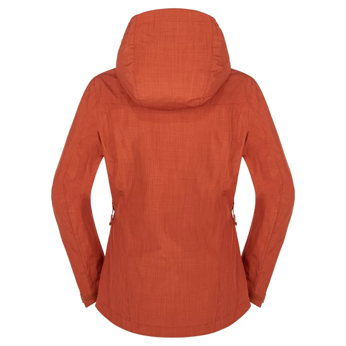 Nepremokavá bunda s priedušnými vlastnosťami.