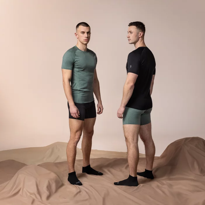 Priedušné pánske boxerky z merino vlny.