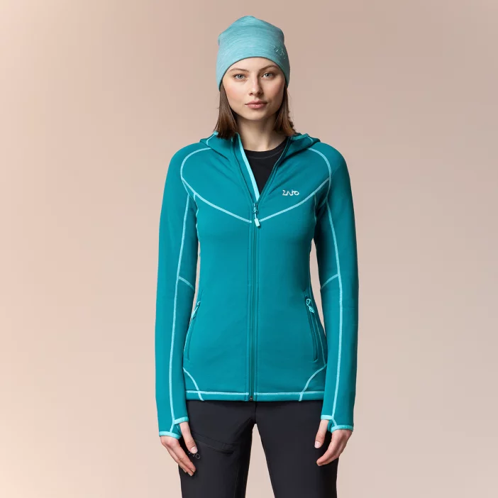 Odolná. strečová a hrejivá flisová Polartec bunda