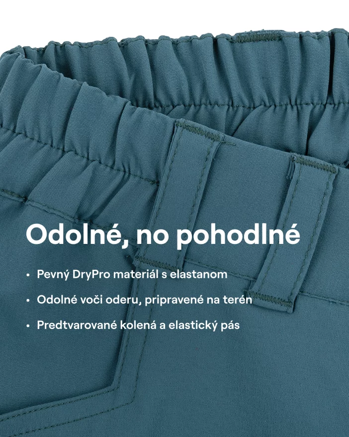 Odolné pánske turistické nohavice. prispôsobiteľné na šortky