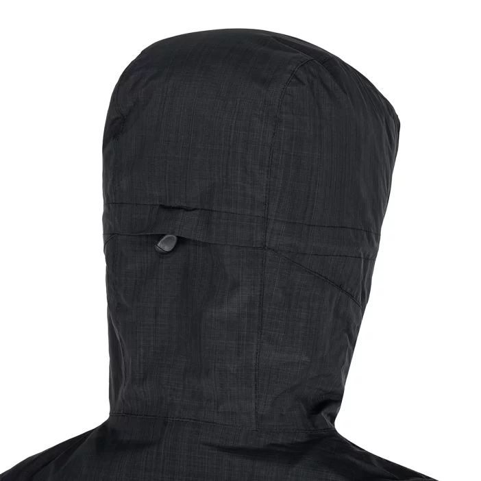 Nepremokavá bunda s priedušnými vlastnosťami.