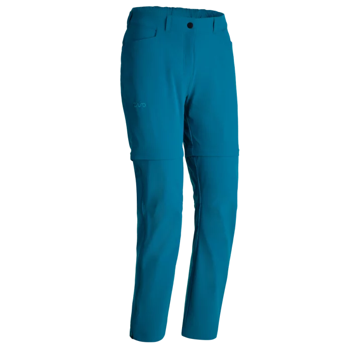 Odolné dámske turistické nohavice prispôsobiteľné na šortky.