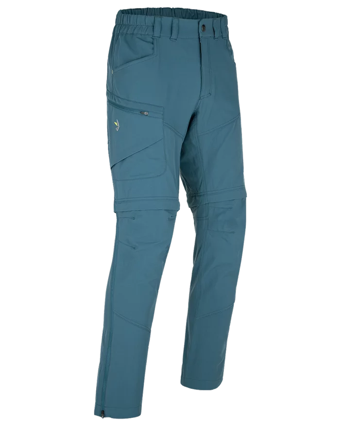 Odolné pánske turistické nohavice. prispôsobiteľné na šortky