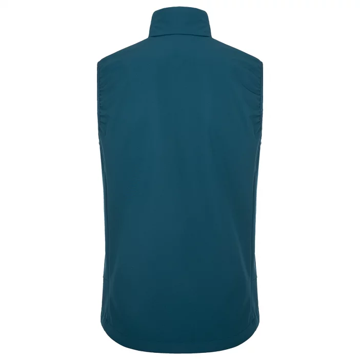 Ľahká a vetruodolná softshellová vesta.