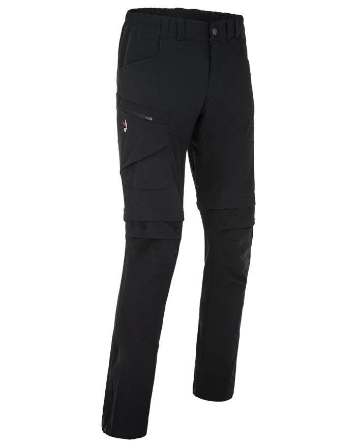 Odolné pánske turistické nohavice. prispôsobiteľné na šortky