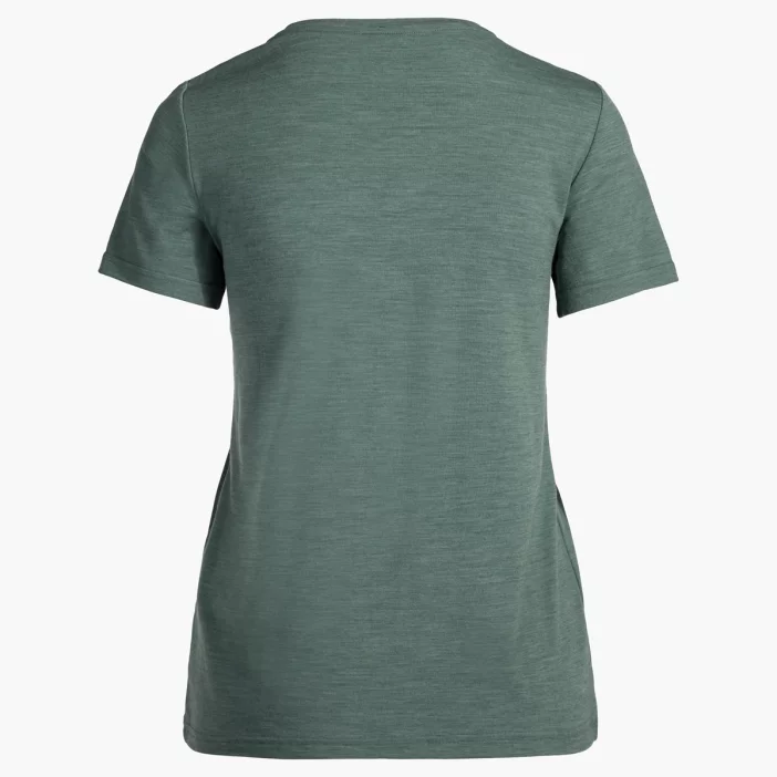 Voľné tričko s átkymi rukávmi z prvotriednej merino vlny