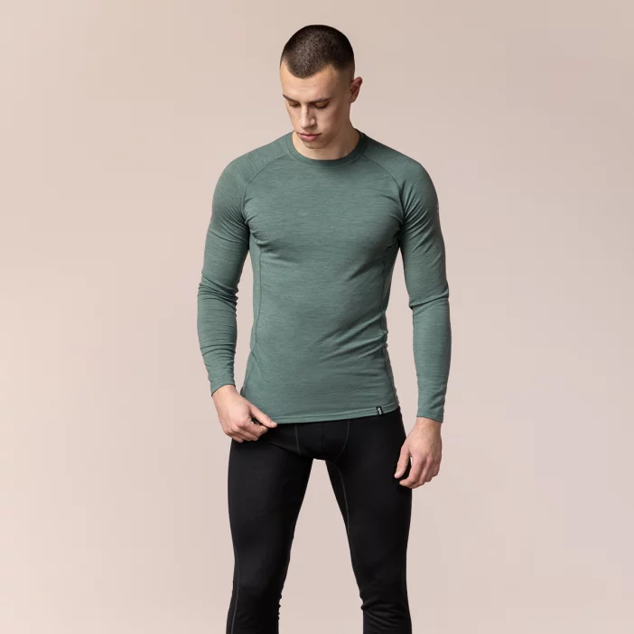 Dlhorukávové tričko z jemnej merino vlny