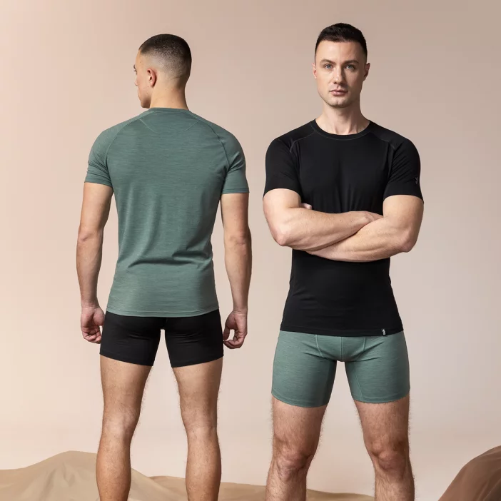 Priedušné pánske boxerky z merino vlny.