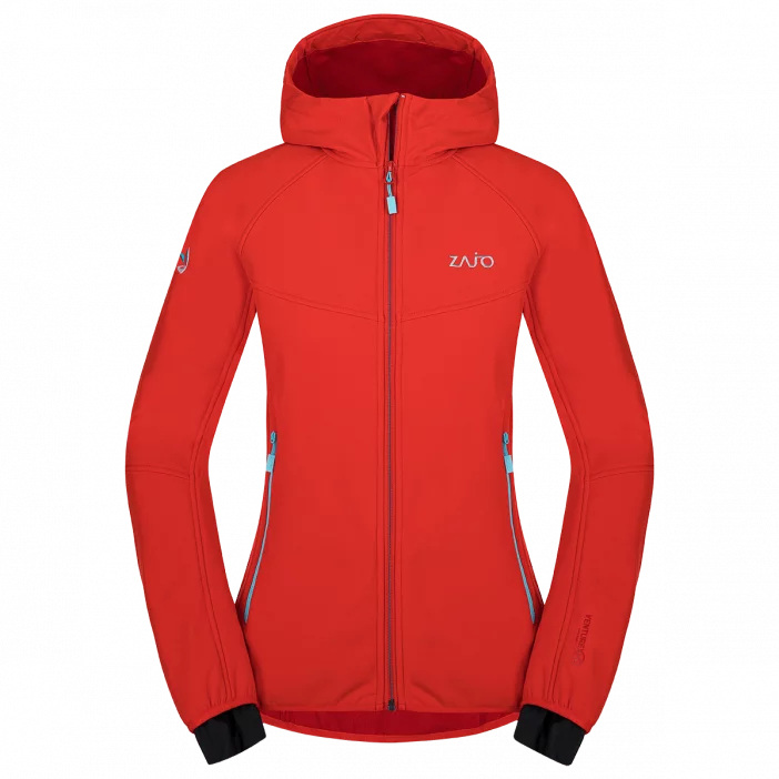 Zateplená a vetruodolná dámska softshellová bunda