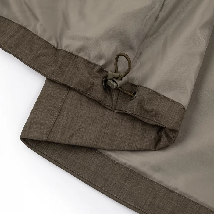 Nepremokavá bunda s priedušnými vlastnosťami.