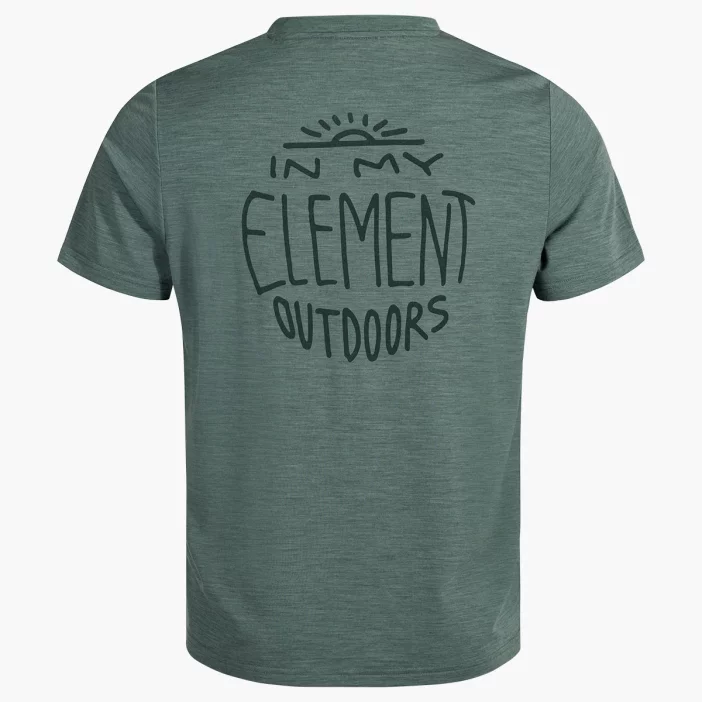 Voľné tričko s átkymi rukávmi z prvotriednej merino vlny