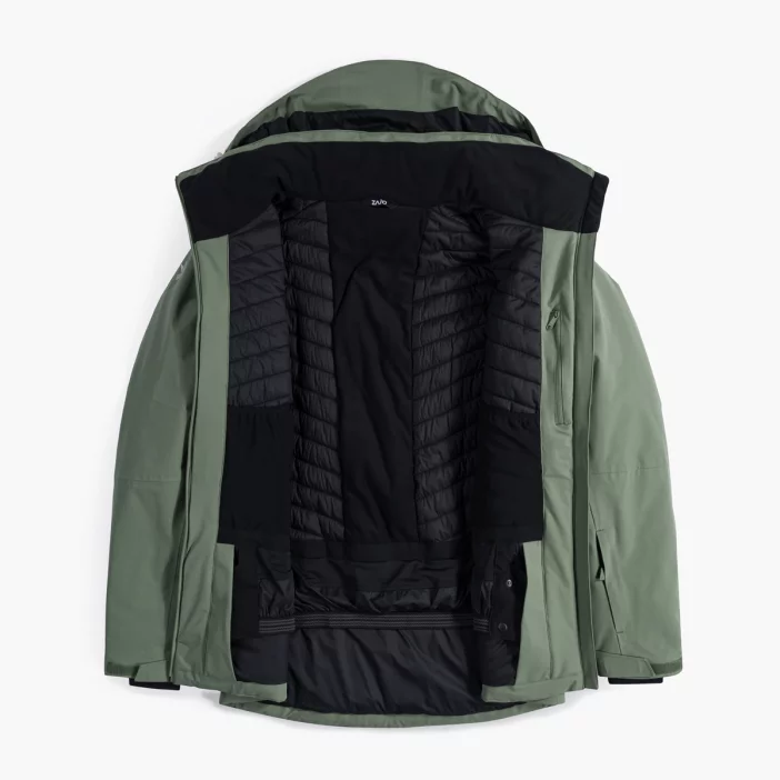 Odolná a nepremokavá lyžiarska bunda.