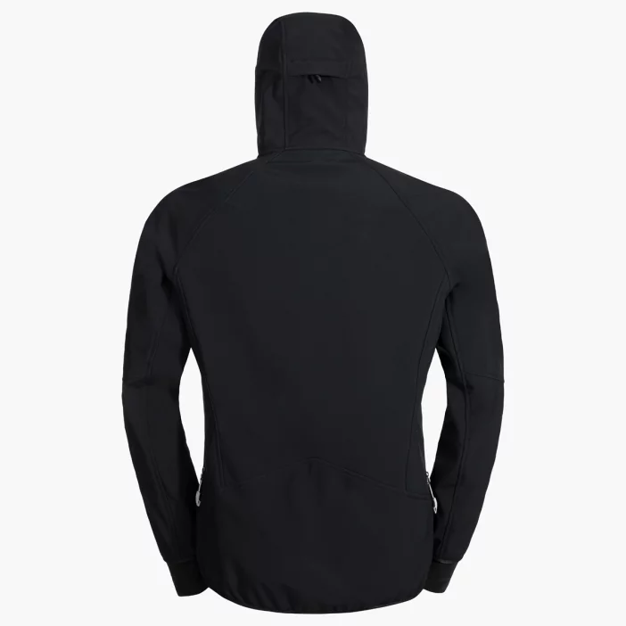 Zateplená a vetruodolná pánska softshellová bunda.