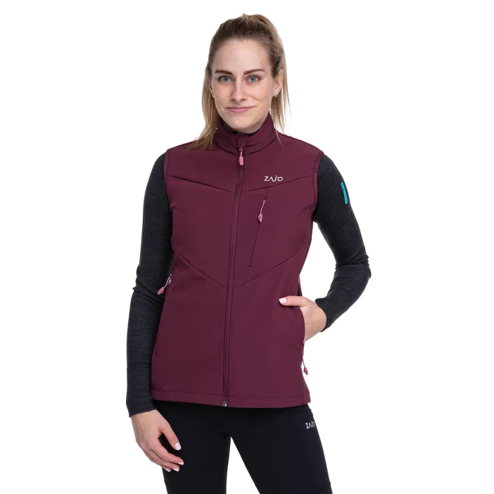 Ľahká a vetruodolná softshellová vesta