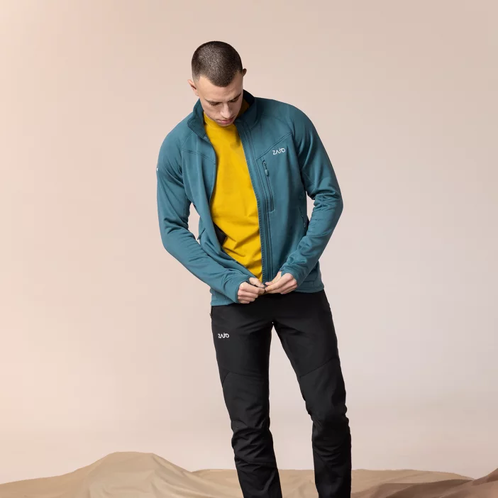 Strečová a hrejivá flisová Polartec bunda