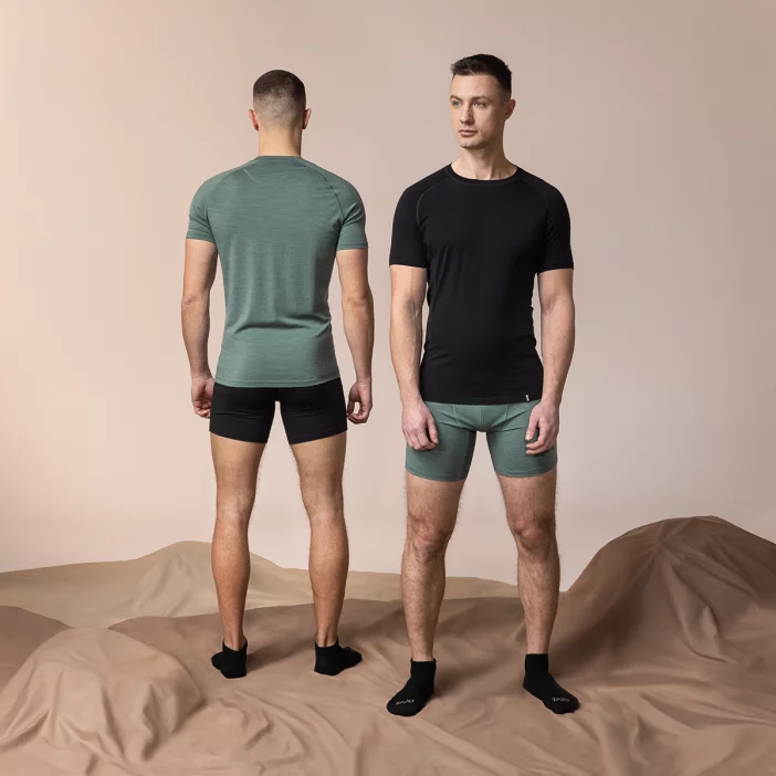 Priedušné pánske boxerky z merino vlny.