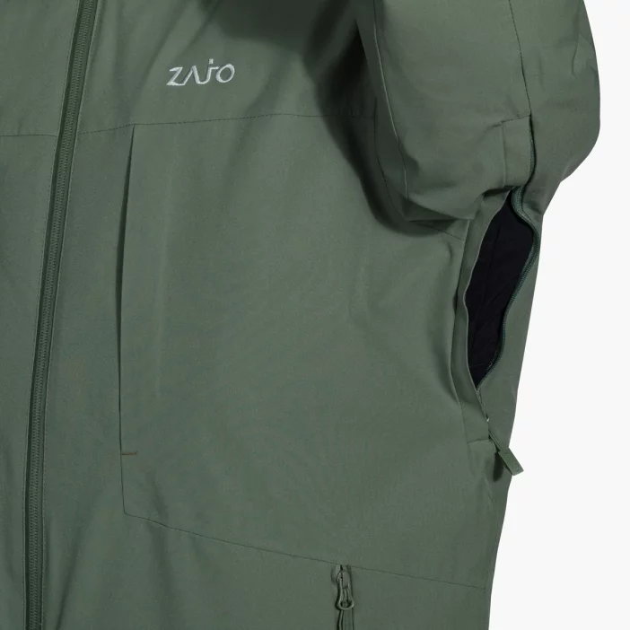 Odolná a nepremokavá lyžiarska bunda.