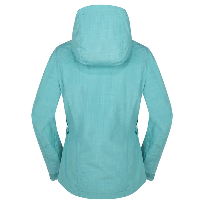 Nepremokavá bunda s priedušnými vlastnosťami.