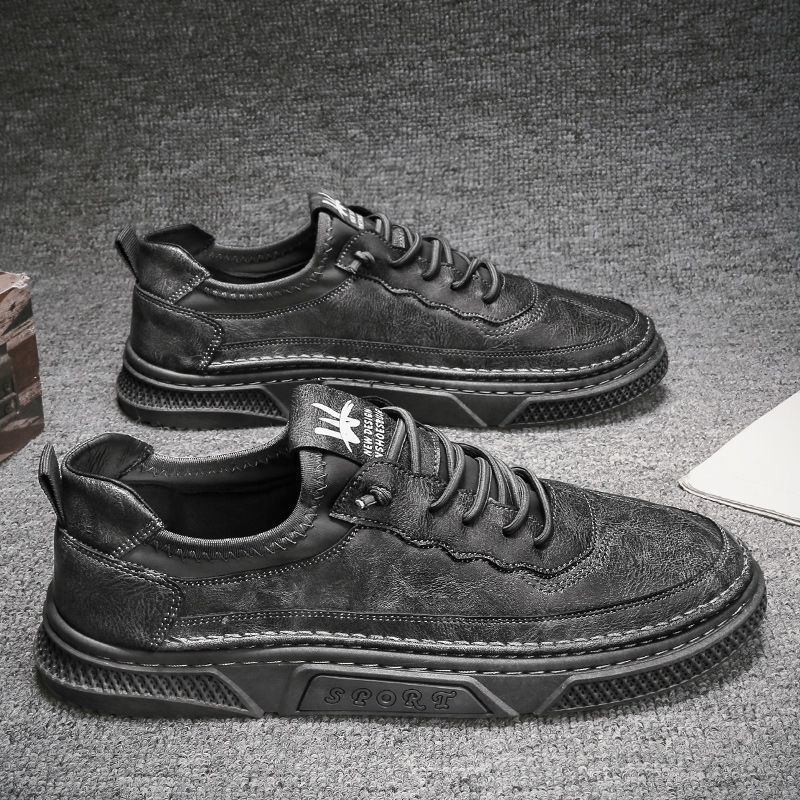 flats Men Casual Shoes New Fashion Flat Breathable Sneakers Light Shoes Male Tennis Sneaker White Business Travel Footwear