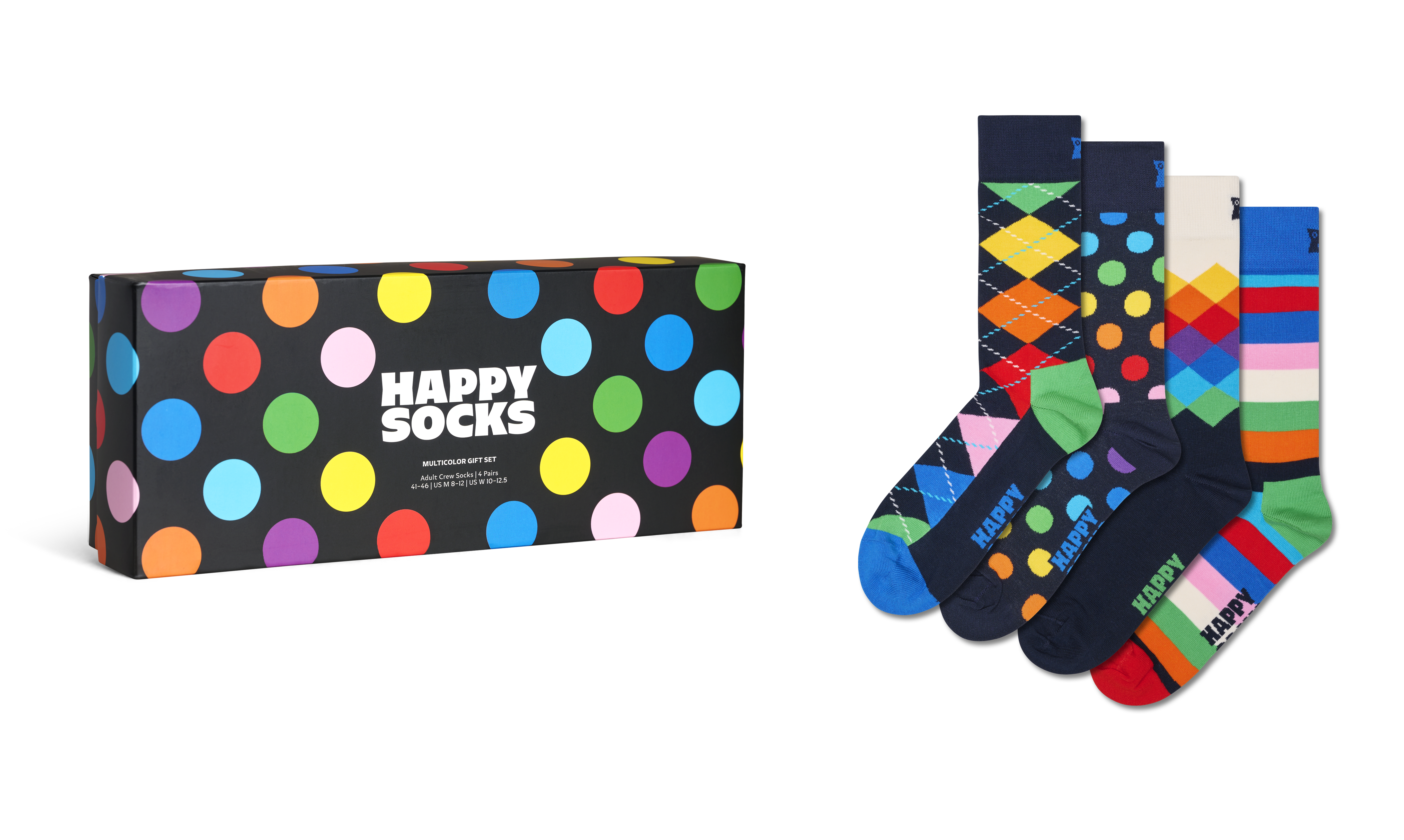 4-Pack Multi Socks Gift Set