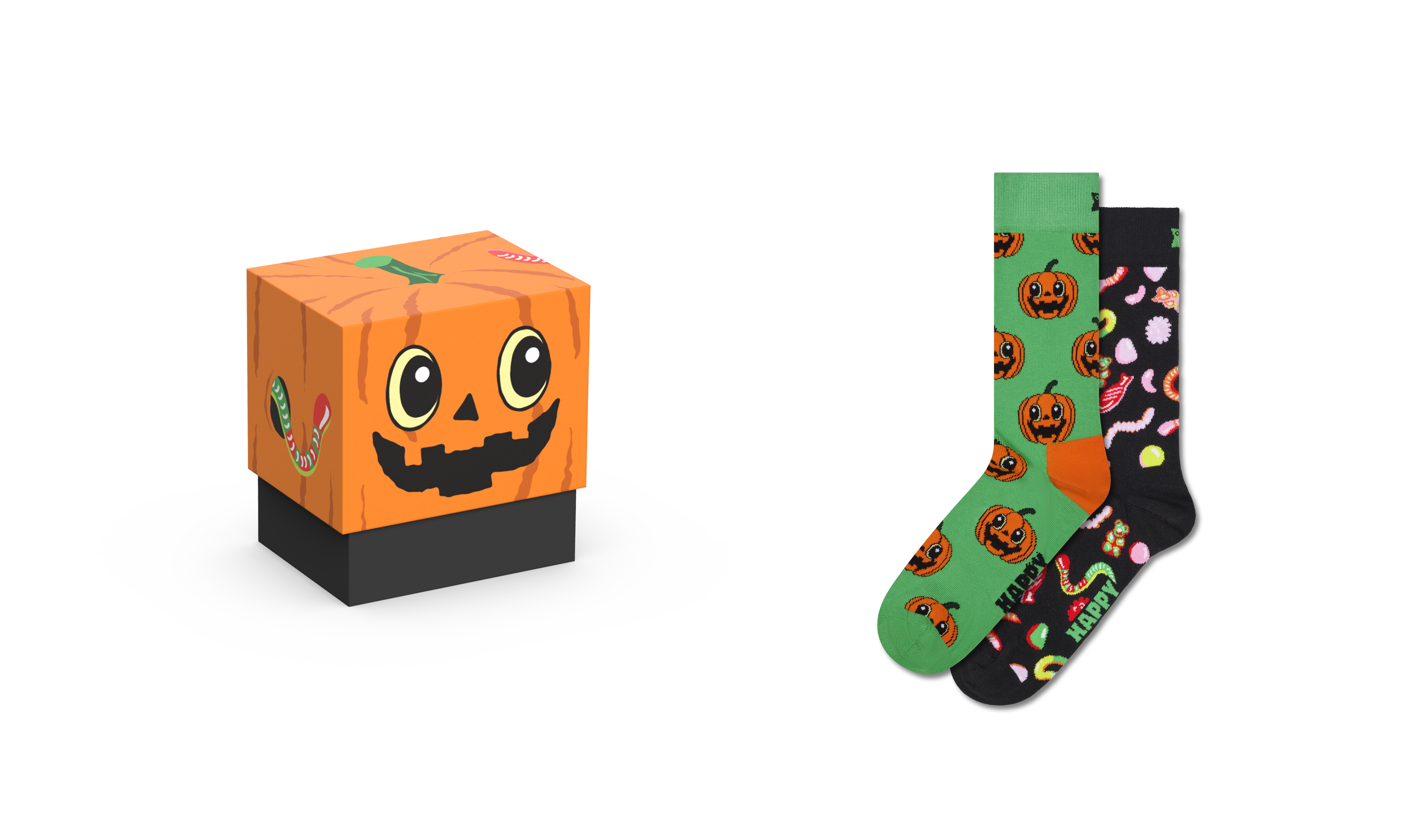 2-Pack Trick Or Treat Socks Gift Set