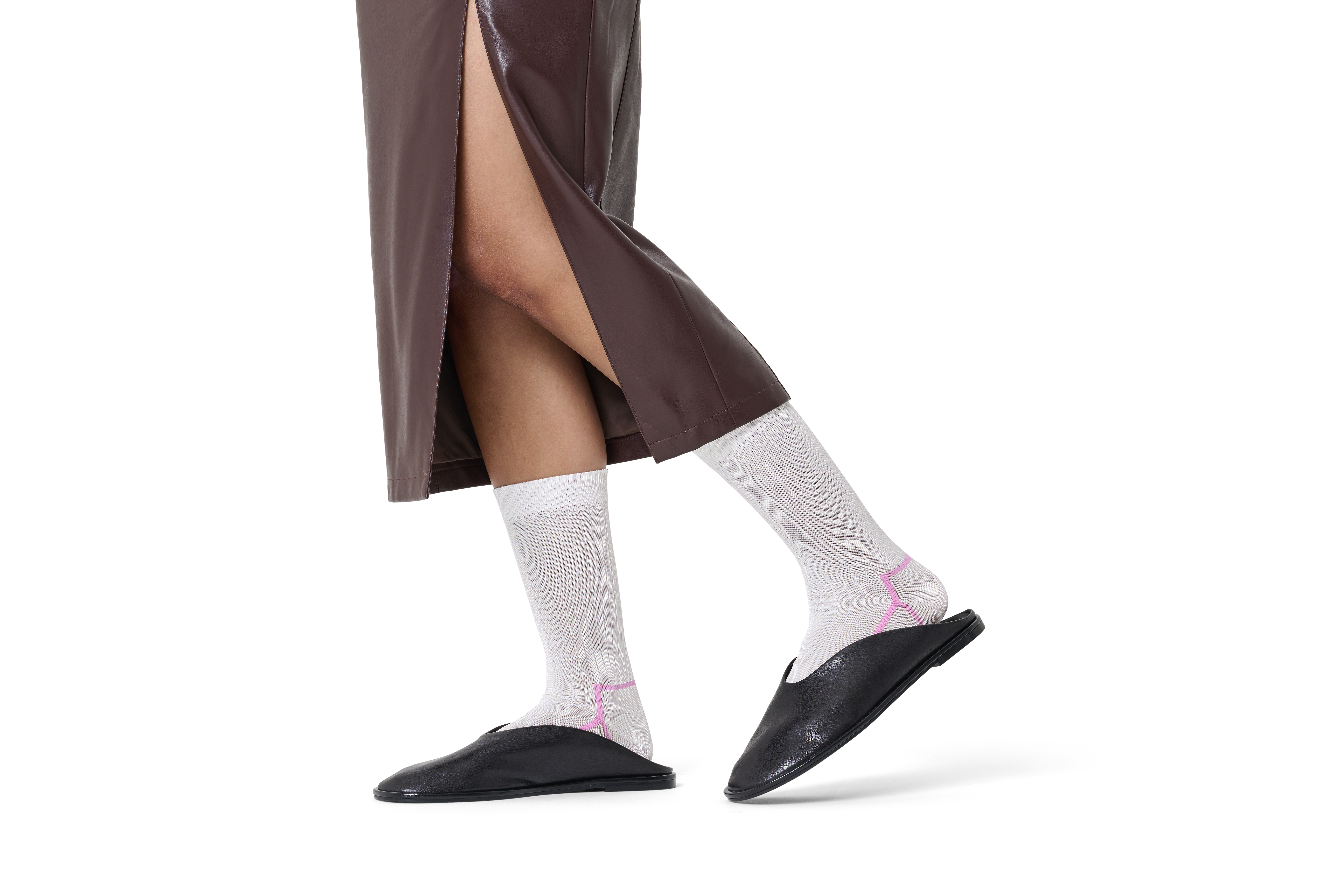 Contrast Stripe Sock