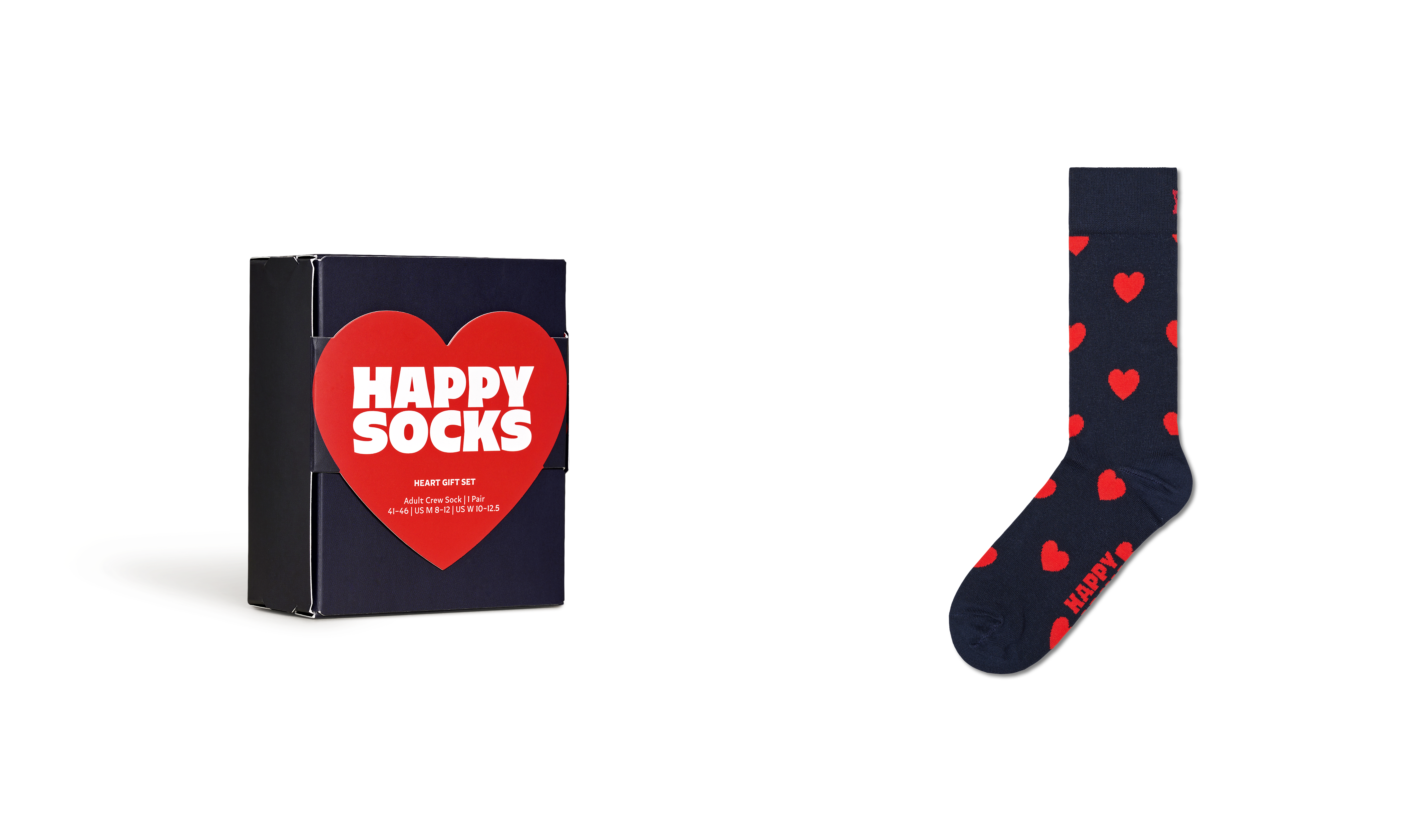 1-Pack Heart Sock Gift Set