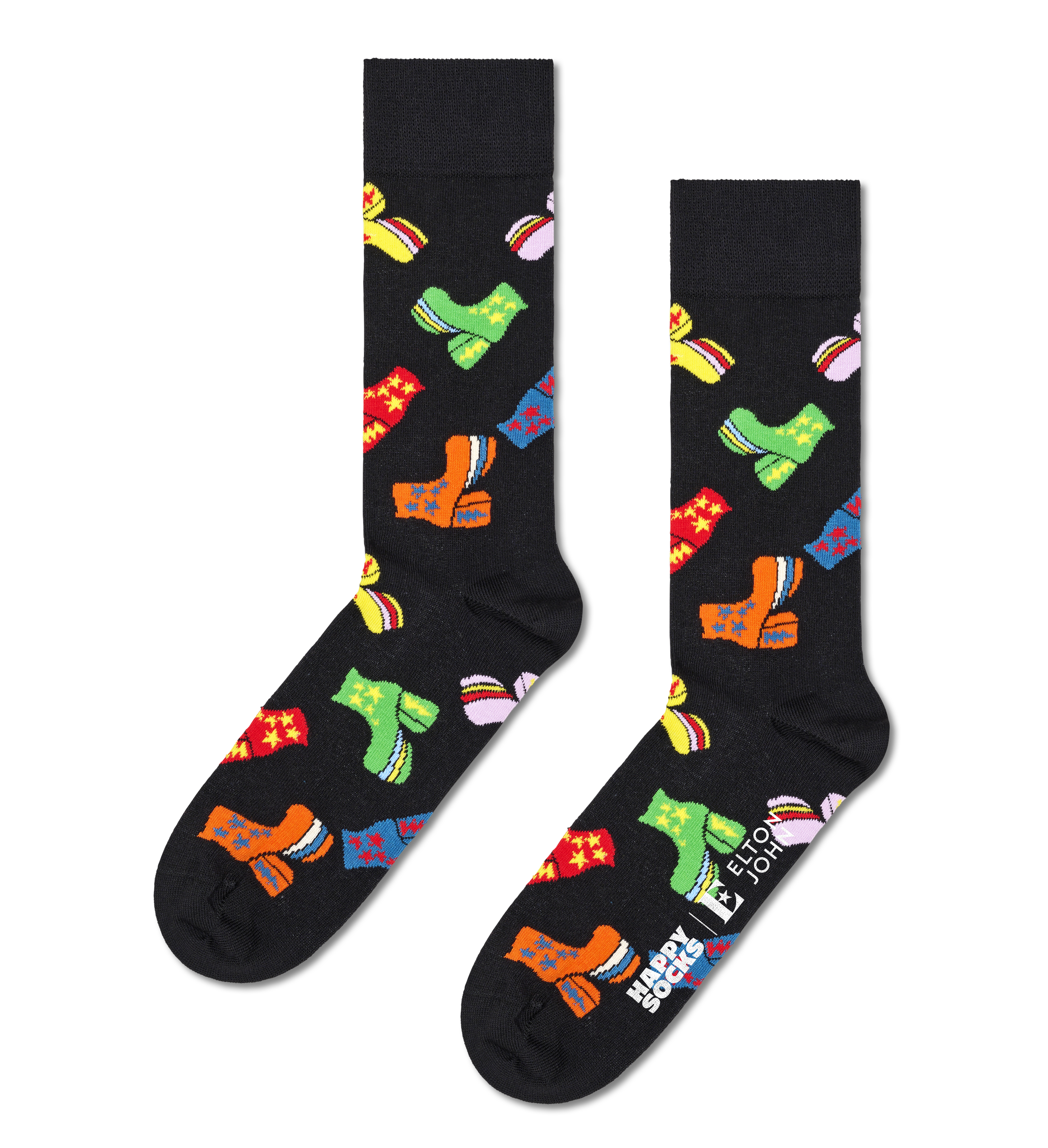 Elton John Disco Shoes Sock